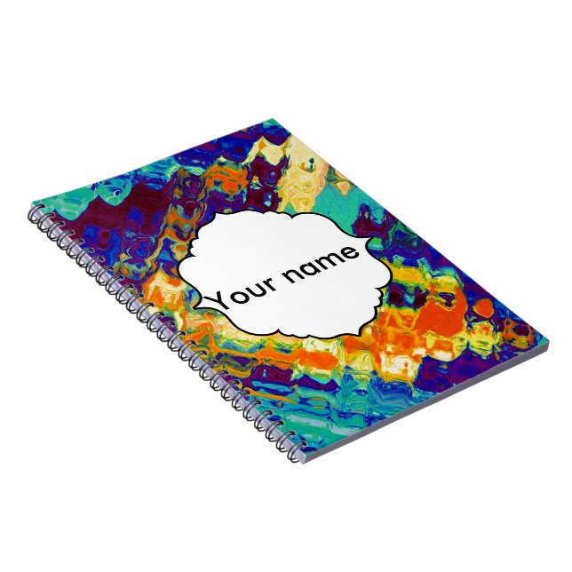 Carnet Rétro conception d'abrégé sur texture (Côté Droit)