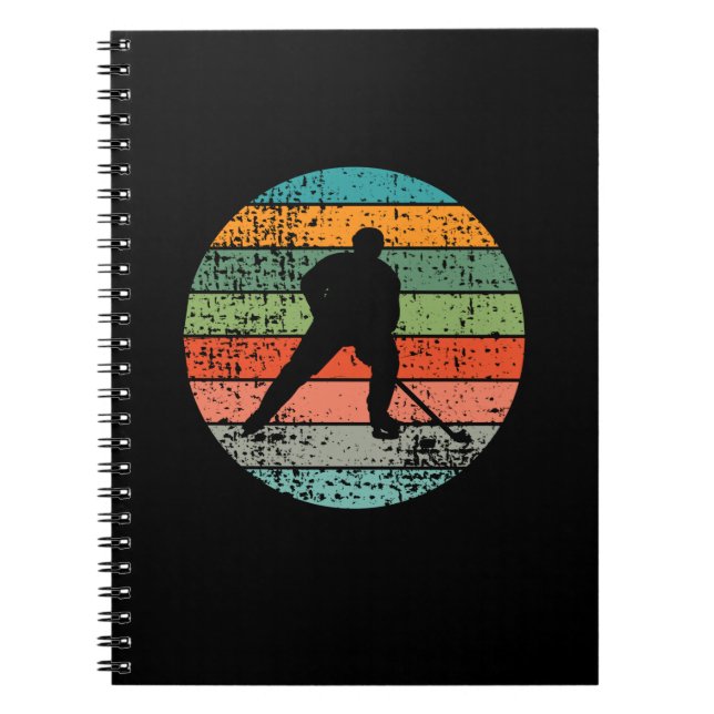 Carnet Rétro de hockey sur glace (Devant)
