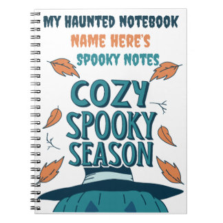 Carnet Retro Éffrayant Citrouille Halloween Cosy Éffrayan