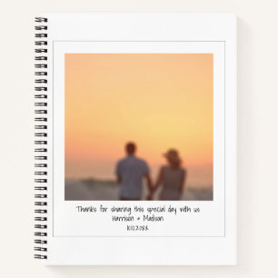 Carnet Retro instantanée photo couple amis noms personnal