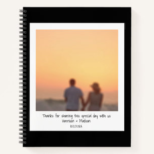 Carnet Retro instantanée photo couple amis noms personnal