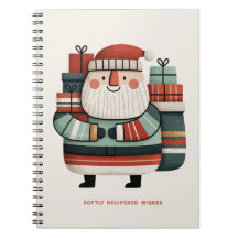 Rétro Mignon Père Noël Cadeaux de Fêtes