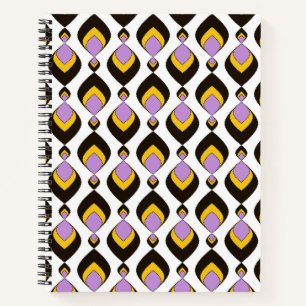 Carnet Retro, ornement rétro