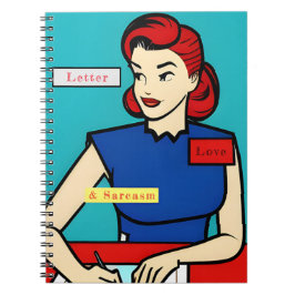 Carnet Retro Personnalisé 1950s Custom Pop Art Humour