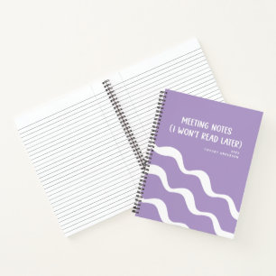 Carnet Réunions minimales de collègues Bureau Nom Année