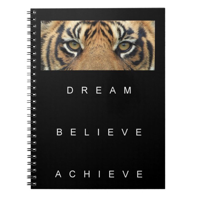 Carnet Rêve Croire Atteindre Motivationnel Inspirationnel (Devant)