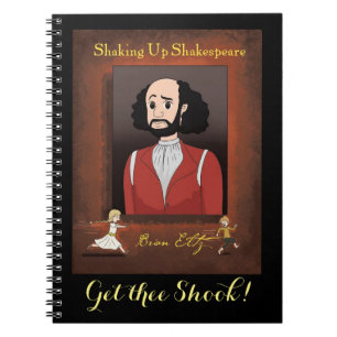 Carnet Réveiller le bloc-notes photo Shakespeare Spiral