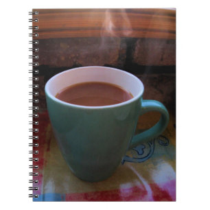 Carnet Réveillez-vous avec une Hot Cup de café