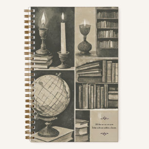 Carnet "Rêver dans un rêve" Dark Academia Esthétique