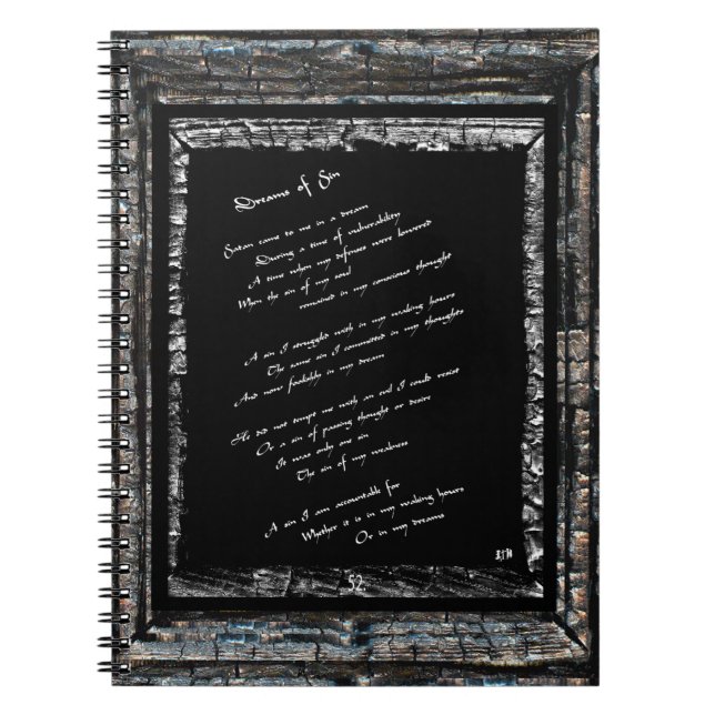 Carnet Rêves du péché (Devant)