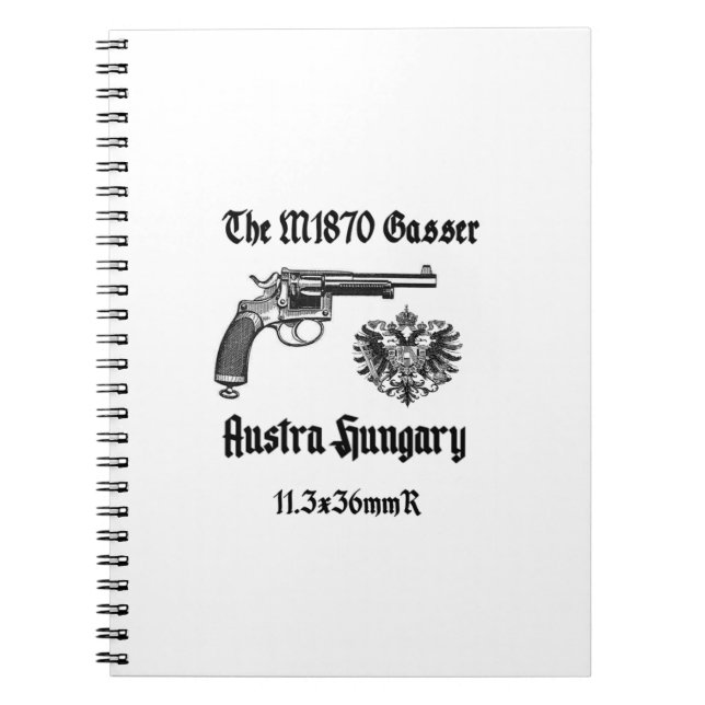 Carnet revolver autrichien WWI M1870 Gasser (Devant)