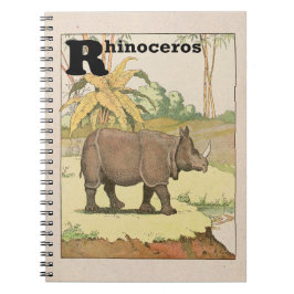 Carnet Rhinoceros Animaux de la Jungle