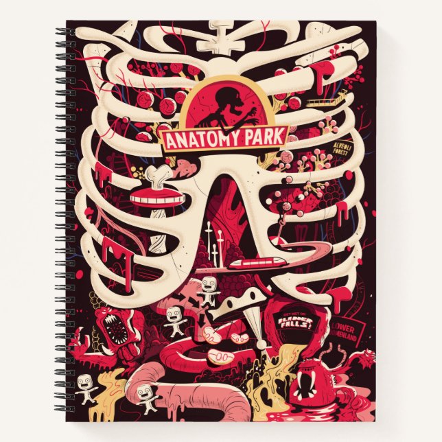 Carnet RICK ET MORTY™ | Anatomie Park Rib Cage (Devant)
