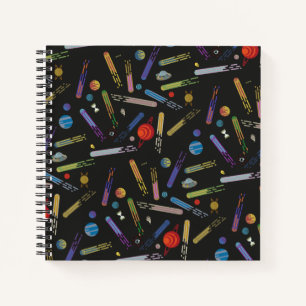 Carnet RICK ET MORTY™   Motif de la comète spatiale