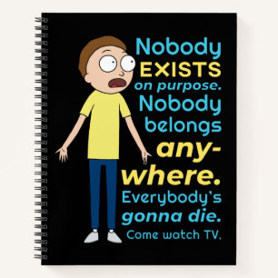 Carnet RICK ET MORTY™ Personne N'Existe À Titre Exce