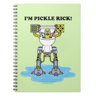 Carnet RICK ET MORTY™ Pickle Rick Toilet Mech