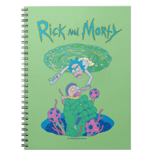 Carnet RICK ET MORTY™ Secourt du portail