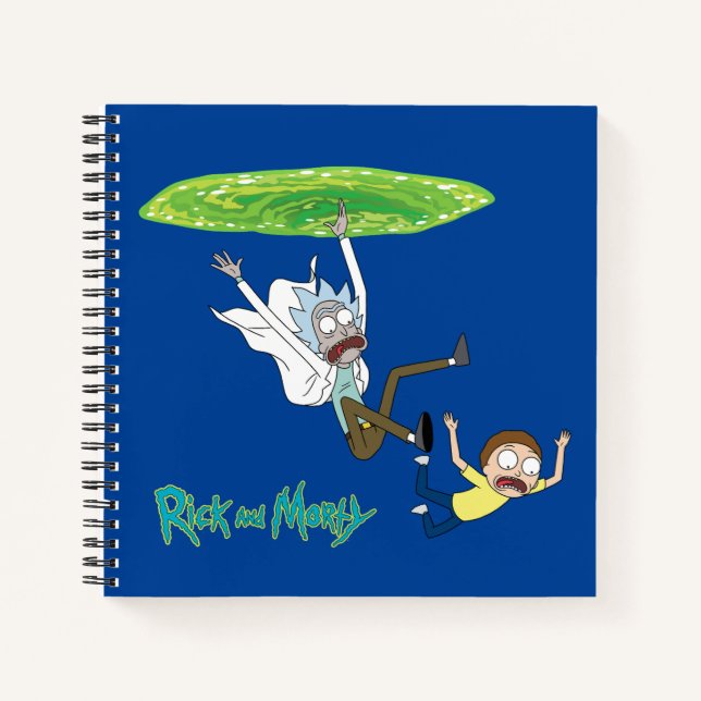 Carnet RICK ET MORTY™ | Sortie du portail (Devant)