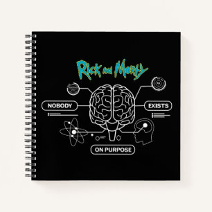 Carnet RICK ET MORTY™ Télécharger le cerveau de sauvega