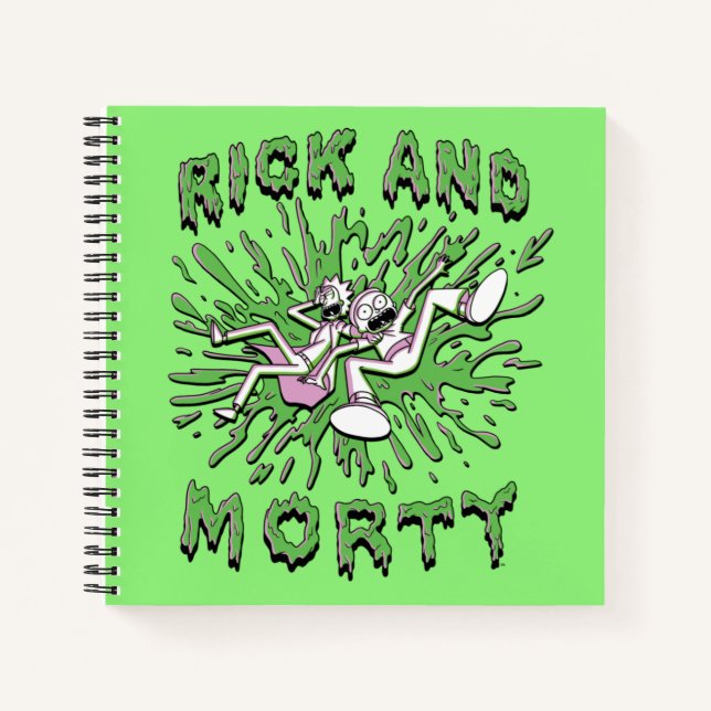 Carnet RICK ET MORTY™ | Tomber Dans La Tva Acide (Devant)