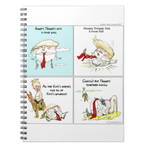 Carnet Rick London "Trumpty Dumpty" Funny Trump Gift