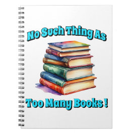 Carnet Rien de tel que trop de livres!