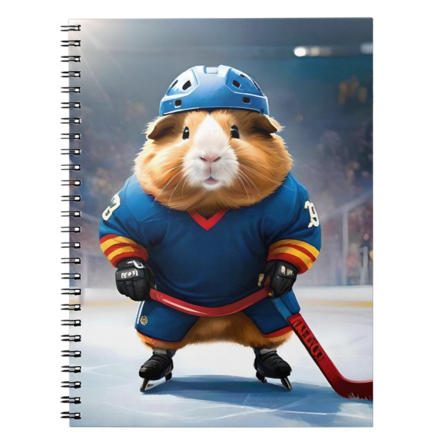 Carnet "Rink Rookie : Le Cochon De Guinée pour le hockey  (Devant)