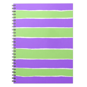 Carnet Ripped striped paper