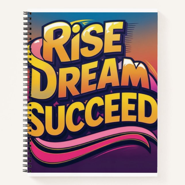 Carnet Rise Dream Succee (Devant)