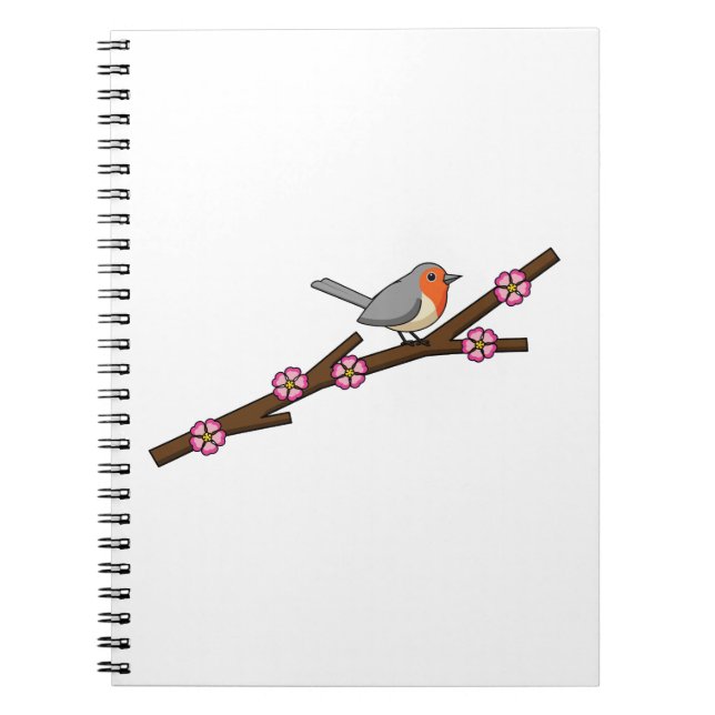 Carnet Robin sur Sakura (Devant)