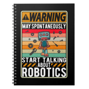Carnet Robots Girls Boys Future Robotics Engineer