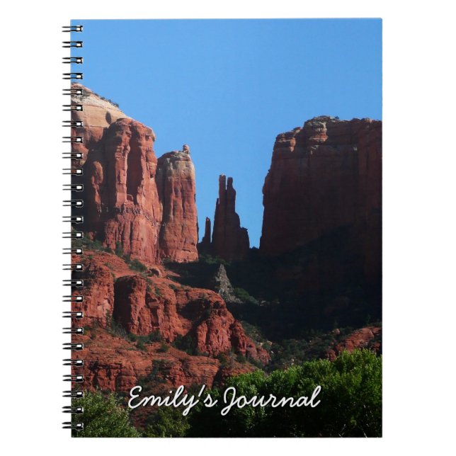Carnet Rocher de la Cathédrale à Sedona Arizona Monument (Devant)