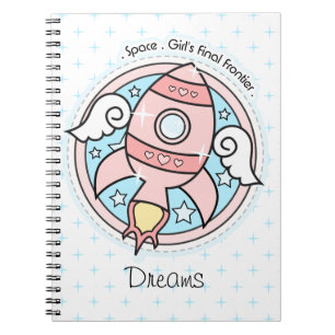 Carnet Rocketball féminin rose