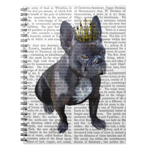 Carnet Roi de bouledogue français