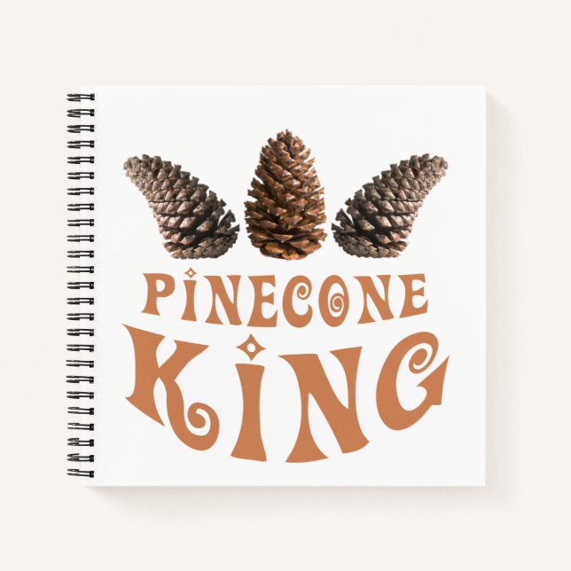 Carnet Roi de cône de pin (Devant)