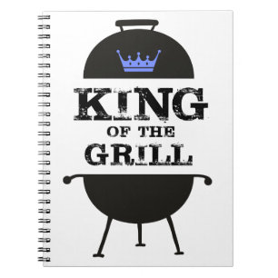 Carnet Roi Du Grill, Couronne Bleue Noire