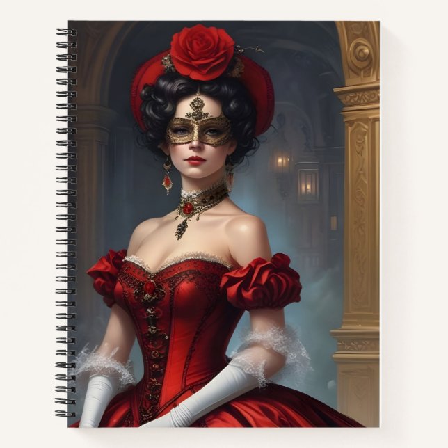 Carnet Roja Mascarada (Devant)