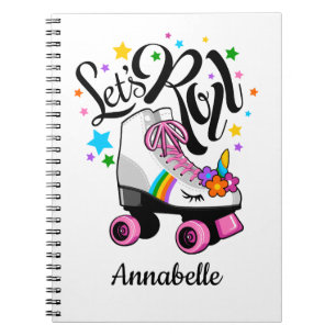 Carnet Roll Unicorn Roller patinage fille