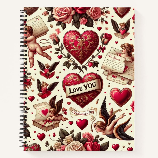 Carnet Romance intemporelle : un classique de la Saint-Va (Devant)