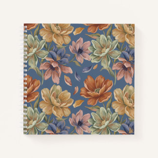 Carnet Romantic Cottage Flowers