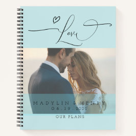 Carnet Romantic Island Paradise Love Mariage personnalisé