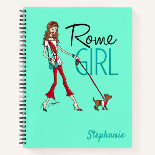 Carnet Rome Girl Mint Travel