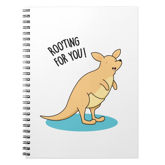 Carnet Roo Ting Pour Vous Drôle Kangaroo Pun (Devant)