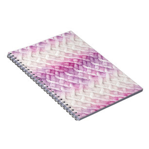Carnet Rose blanc violet chaud
