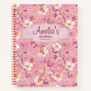 Carnet Rose Cute Fille Ado Anxiété Sociale Retour À L'Éco