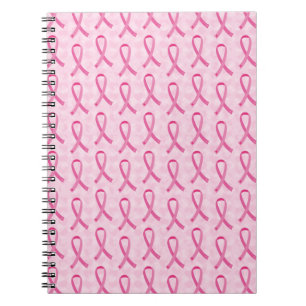 Carnet rose de conscience de cancer du sein de
