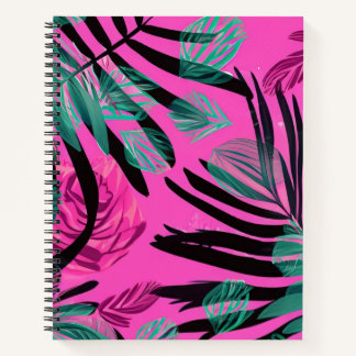 Carnet Rose de la jungle