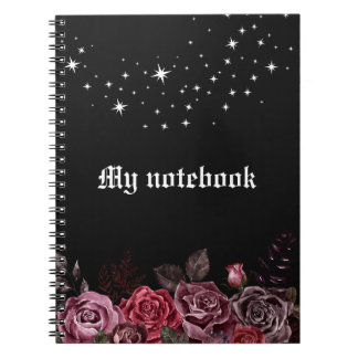 Carnet Rose de minuit - Journal gothique