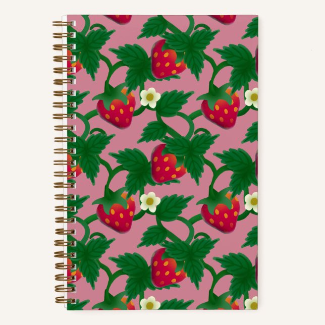 Carnet Rose Fraise (Recto)