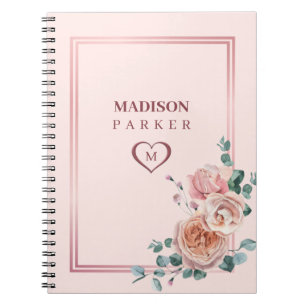 Carnet rose Frame